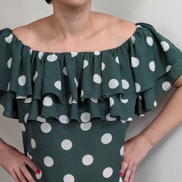 NWOT ~ SHEIN Off the Shoulder Tunic Dress - Picture 3 of 5